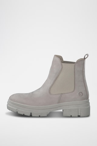 Bottines Chelsea en cuir - Gris