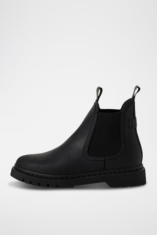 Bottines Chelsea en cuir - Noir