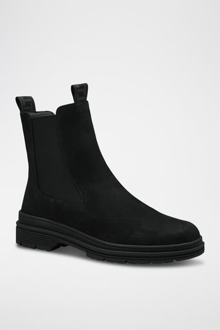 Bottines en nubuck - Noir