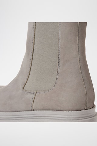 Bottines Chelsea en nubuck - Gris