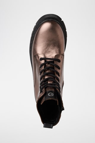 Bottines en cuir - Marron doré
