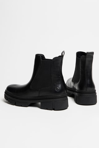 Bottines Chelsea en cuir verni - Noir