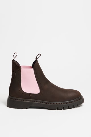Bottines Chelsea en cuir - Marron