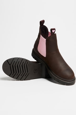 Bottines Chelsea en cuir - Marron