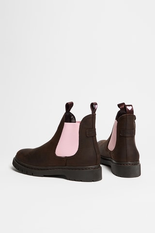 Bottines Chelsea en cuir - Marron
