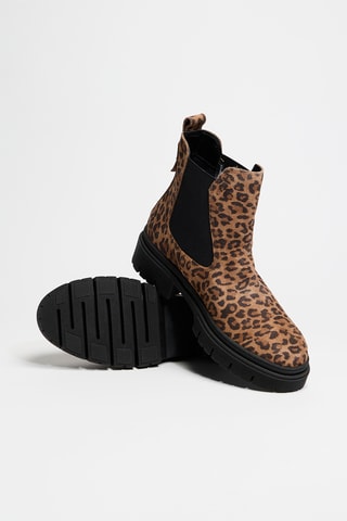 Bottines Chelsea en cuir - Marron