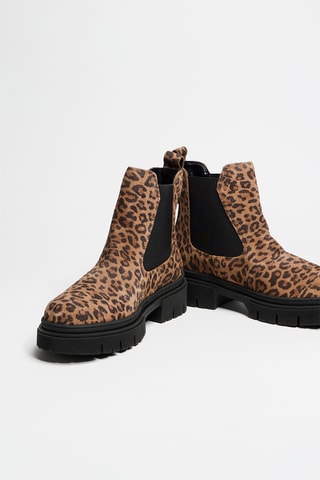 Bottines Chelsea en cuir - Marron