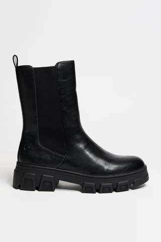 Bottines Chelsea en cuir - Noir