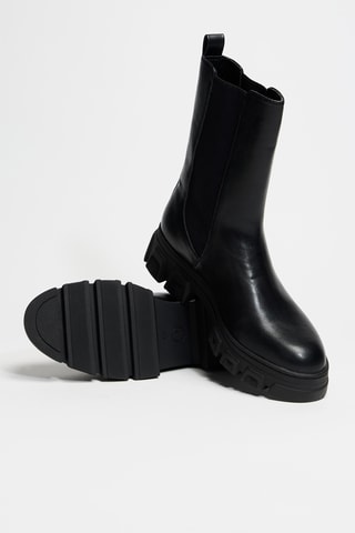 Bottines Chelsea en cuir - Noir