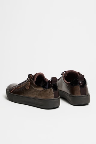 Baskets en cuir - Bronze
