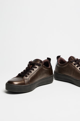 Baskets en cuir - Bronze
