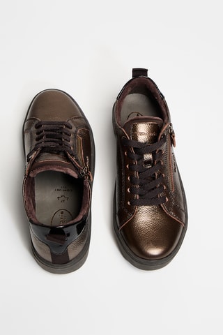 Baskets en cuir - Bronze