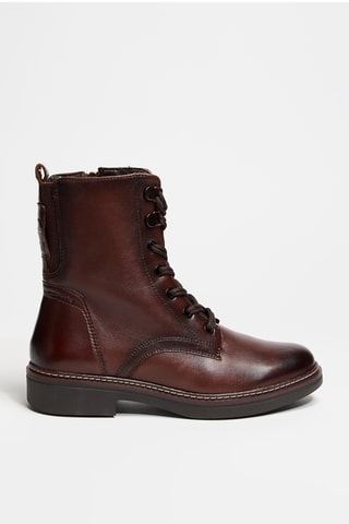 Boots en cuir - Marron