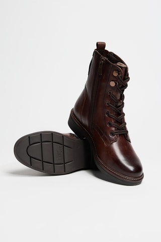 Boots en cuir - Marron