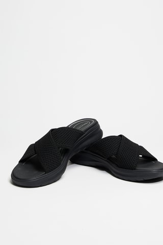Mules en cuir - Noir