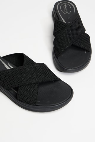 Mules en cuir - Noir