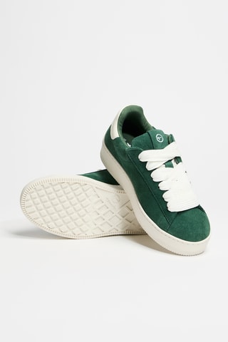 Baskets en cuir - Vert