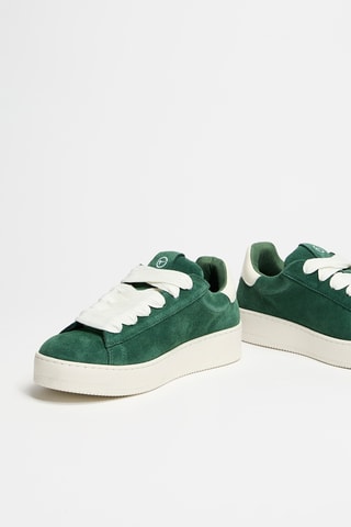 Baskets en cuir - Vert