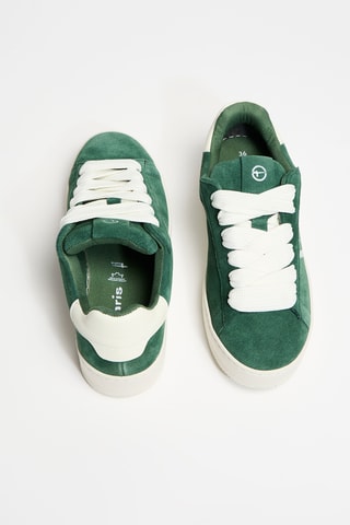 Baskets en cuir - Vert