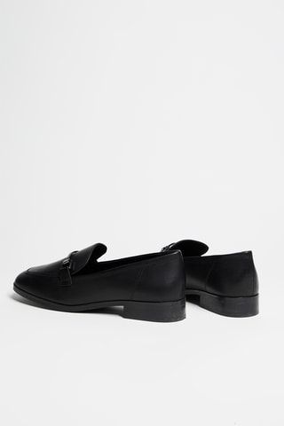 Mocassins en cuir - Noir