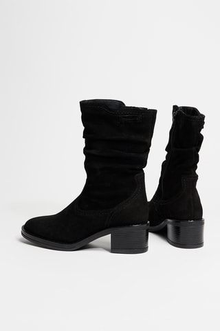 Bottines en cuir - Noir