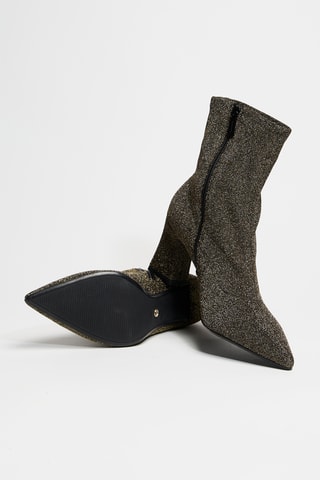 Bottines en cuir - Doré