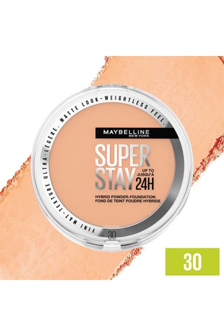 Fond de teint vegan poudre waterproof hybride 24 h Superstay - N°30 - 9 g