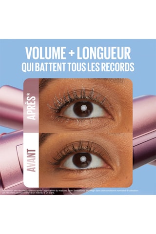 Mascara Lash Sensational Sky High - Yeux sensibles et porteurs de lentilles - Space Diamond - 8 ml - Maybelline