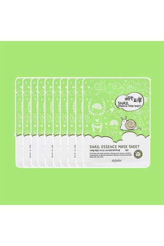 10 masques à la bave d'escargot - 10 x 25 ml