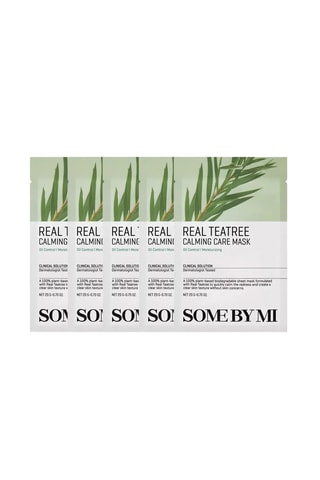 5 masques calmants teatree some by mi - 20 g