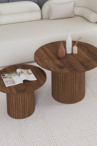 2 tables basses Alvar - 35 x 50 / 45 x 70 cm