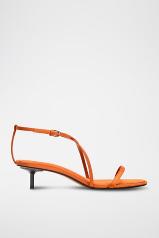 Sandales à talons - Orange