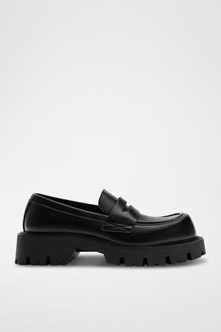 Mocassins plateformes - Noir