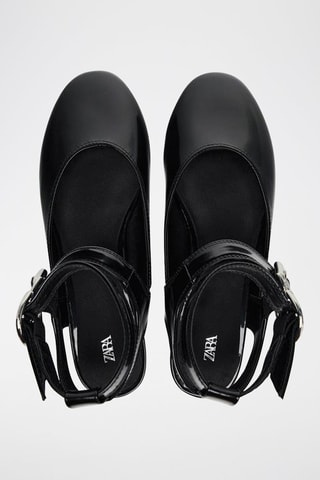 Ballerines vernies - Noir