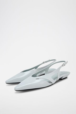 Ballerines vernies - Gris clair
