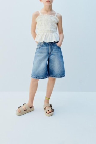 Mules plateformes en cuir - Beige