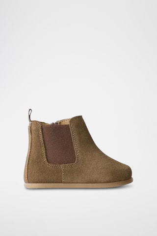 Bottines Chelsea en cuir - Marron
