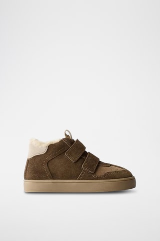 Baskets en cuir - Marron