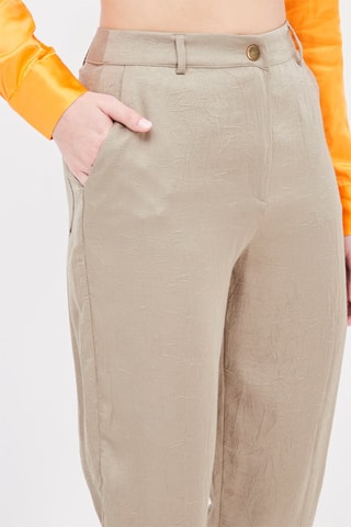 Jogger 7/8 taille haute Beige
