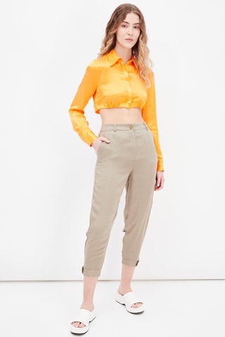 Jogger 7/8 taille haute Beige