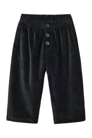 Pantalon en velours - Noir