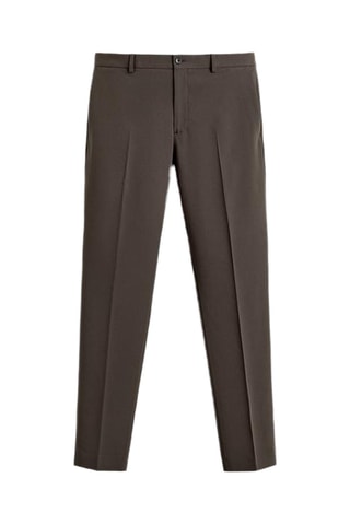 Pantalon slim - Marron