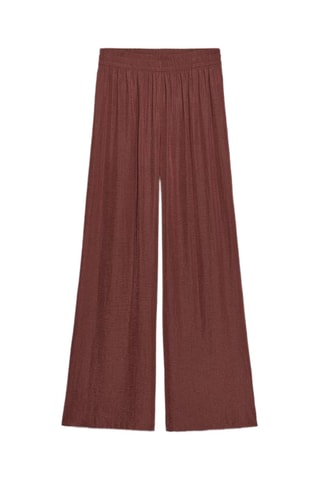Pantalon wide legs - Bordeaux