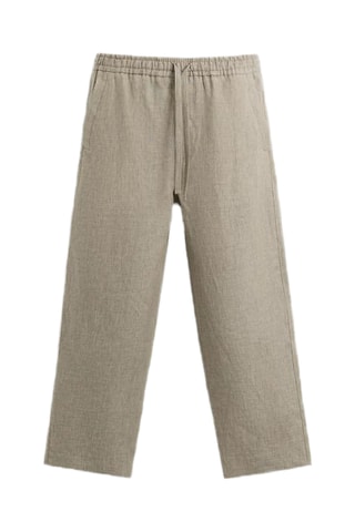Pantalon en lin - Beige