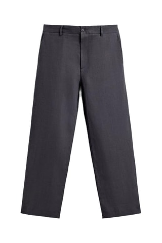 Pantalon en lin - Gris