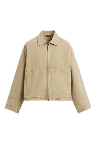 Veste en jean - Beige