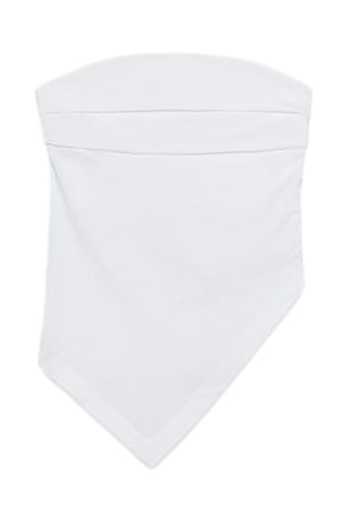 Top bustier - Blanc