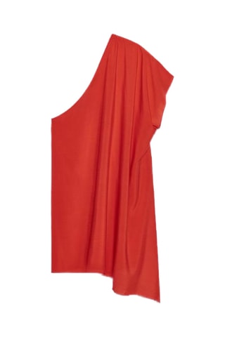 Top asymétrique - Rouge