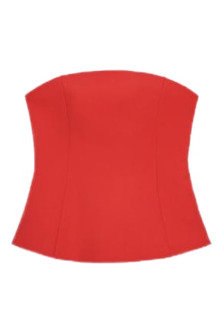 Top bustier - Rouge