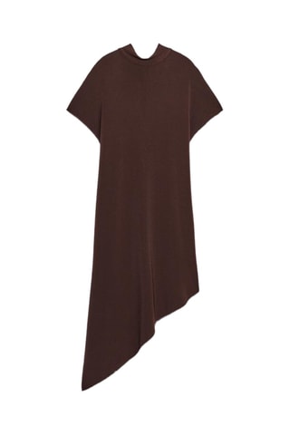 Robe midi - Marron foncé